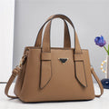 Bolsa Feminina Moderna e Elegante – Bolsa de Ombro e Transversal em Couro Macio de Alta Qualidade, com Grande Capacidade e Alças de Mão.