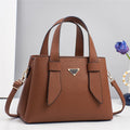 Bolsa Feminina Moderna e Elegante – Bolsa de Ombro e Transversal em Couro Macio de Alta Qualidade, com Grande Capacidade e Alças de Mão.