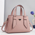 Bolsa Feminina Moderna e Elegante – Bolsa de Ombro e Transversal em Couro Macio de Alta Qualidade, com Grande Capacidade e Alças de Mão.